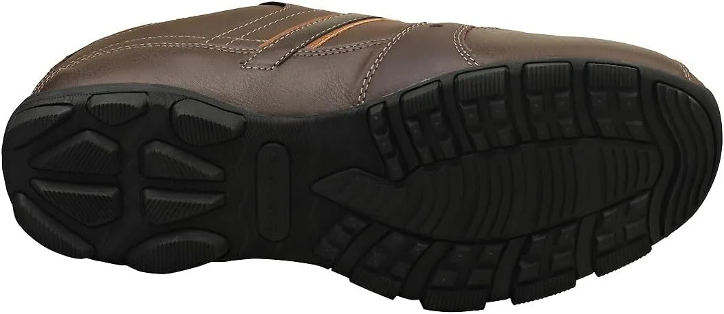 Skechers Marter Men's Life Change Lightweight Leather Trainers Brown