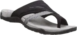 Smoneyful Women's Post Orthopedic Arch Support Sandals with Toe Ring Loop Flip Flops Comfort for Plantar Fasciitis