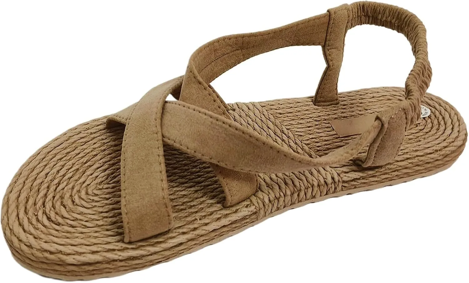 Summer Versatile Sandals for Women Rhinestone Open Toe Slip on Casual Sandal Rhinestone Decorative Sandals