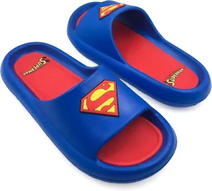 Superman Logo Men's Cloud Comfort Foam Slide Sandals