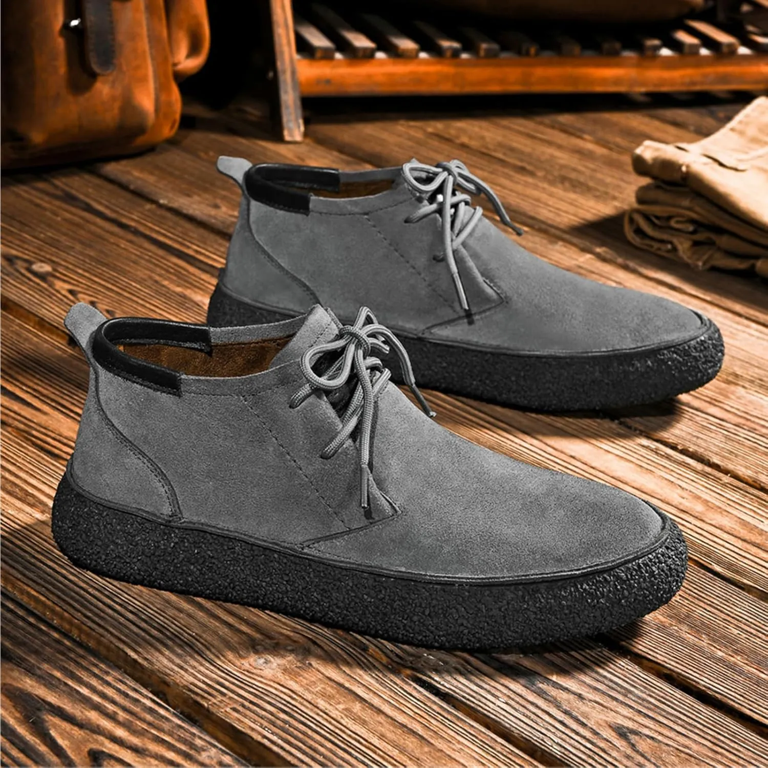 SywzX&xfybz Men's Penny Cow Suede Leather Loafers Moccasin Driving Shoes Casual Leather Shoes