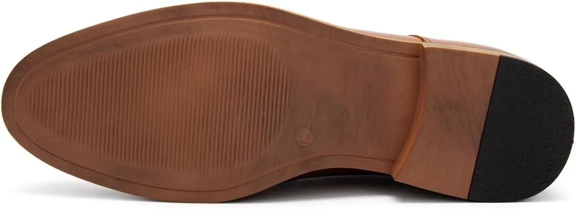 Temeshu Men's Oxfords Lace Up Casual Dress Shoes Classic Formal Modern Business Shoes DS08