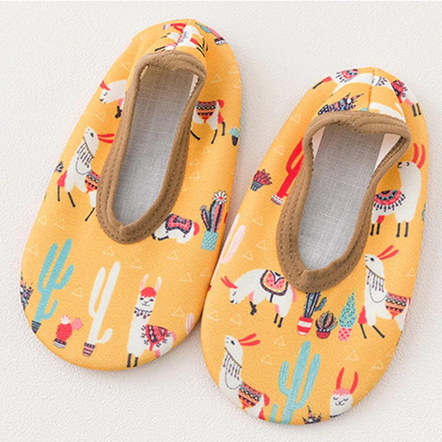 Toddler Baby Sock Shoes,0-7 Years Toddler Baby Boys Girls Cartoon Swim Water Shoes Barefoot Socks Non-Slip Shoes