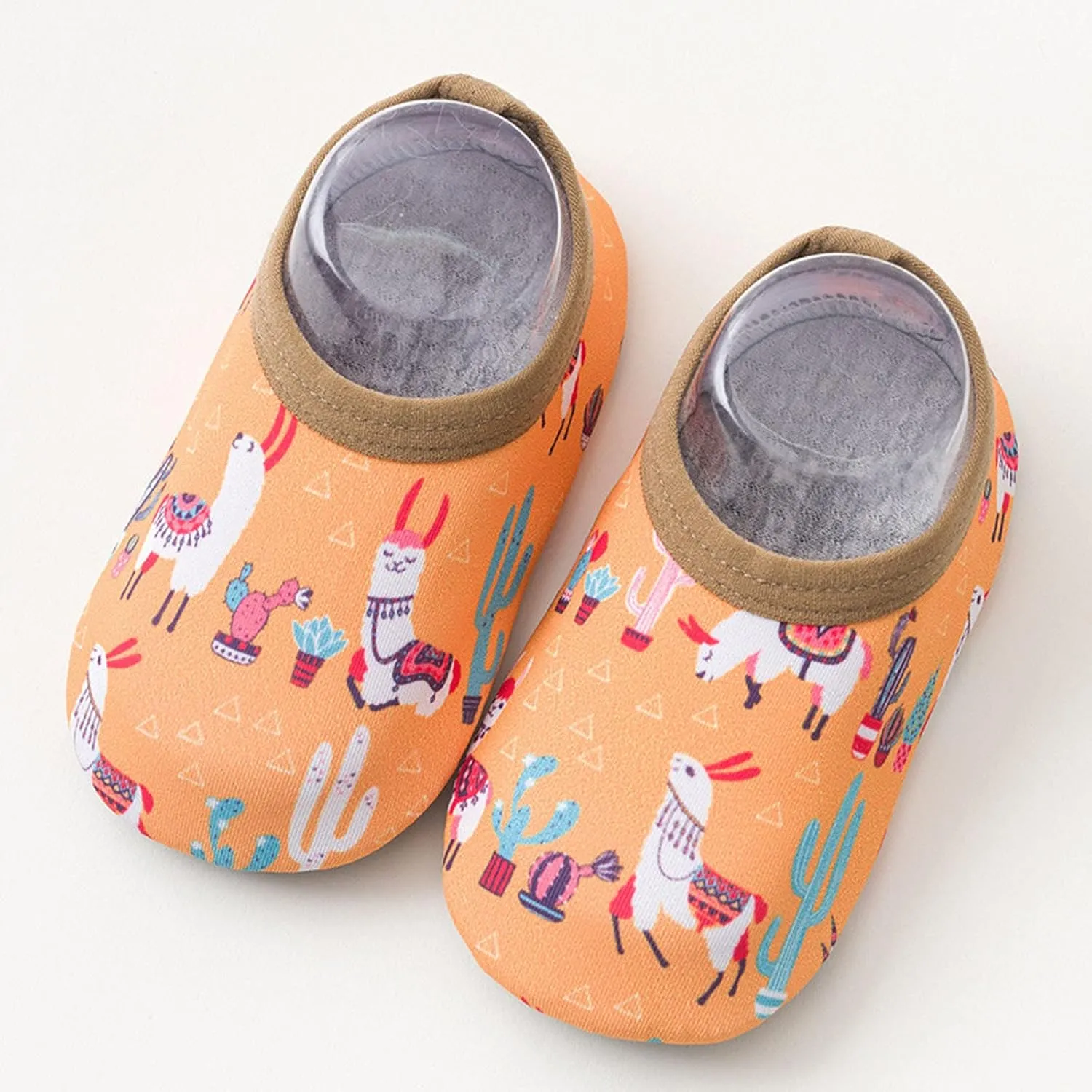 Toddler Baby Sock Shoes,0-7 Years Toddler Baby Boys Girls Cartoon Swim Water Shoes Barefoot Socks Non-Slip Shoes