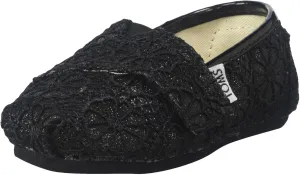 TOMS Kids Boys Alpargata - Black