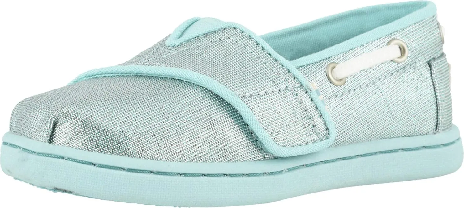 TOMS Toddler Girls Alpargata Ballerina - Black