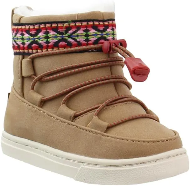TOMS Toddler Girls Alpine Winter Casual Boots Ankle - Brown