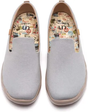 UIN Men's Slip Ons Color Loafers Canvas Lightweight Sneakers Walking Casual Art Painted Travel Shoes
