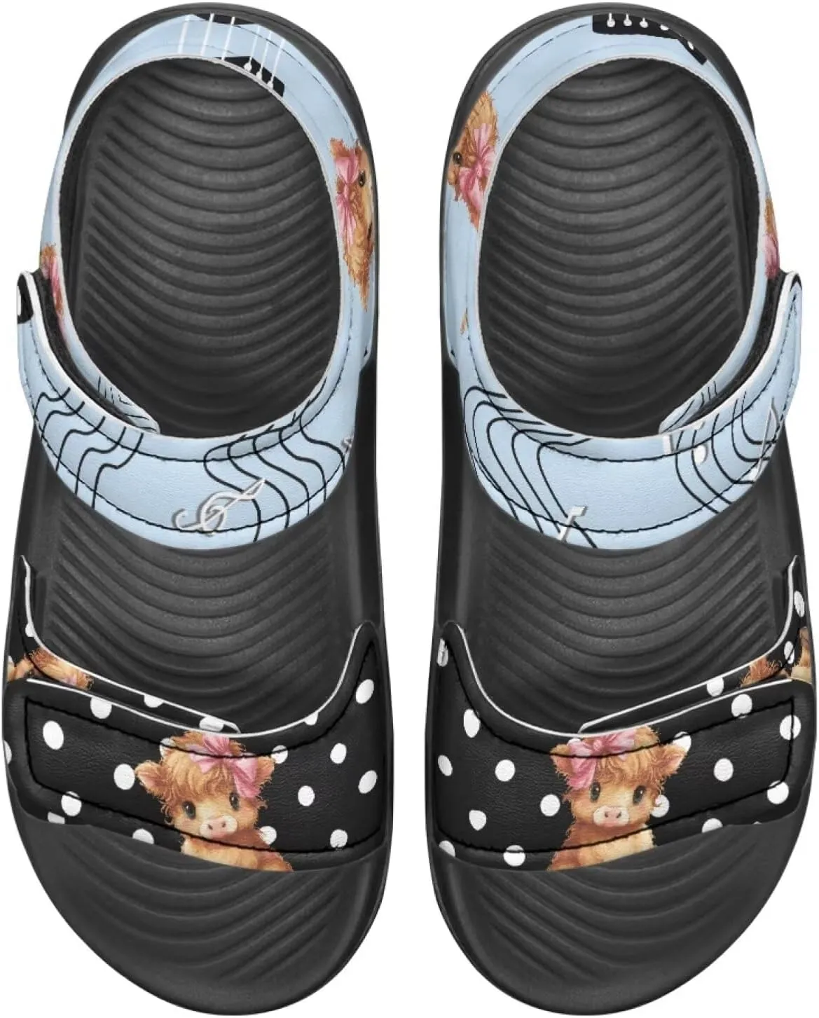 Unisex Kids Sandals Horse Summer Shoes Boys and Girls Adjustable Sport Athletic Outdoor Sandals for Toddler/Little Kid/Big Kid
