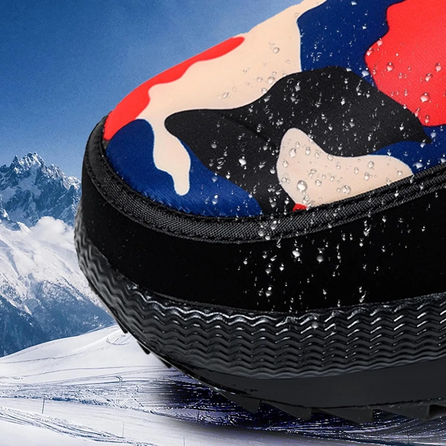 Winter Boots for Women Waterproof Women's Slip On Winter Boots Womens Warm Fur Lined Winter Snow Boots Womens Winter Slip On Boot Running Shoes for Women Winter Booties Men