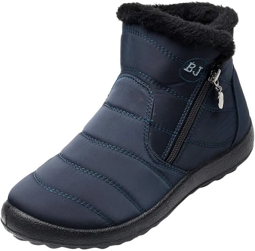 Women Boots Winter Waterproof Adults Snow Shoes Womens Snow Boots Winter Warm Ankle Boots Non Slip Snow Boot for Women Rain Boots Women Men Winter Booties