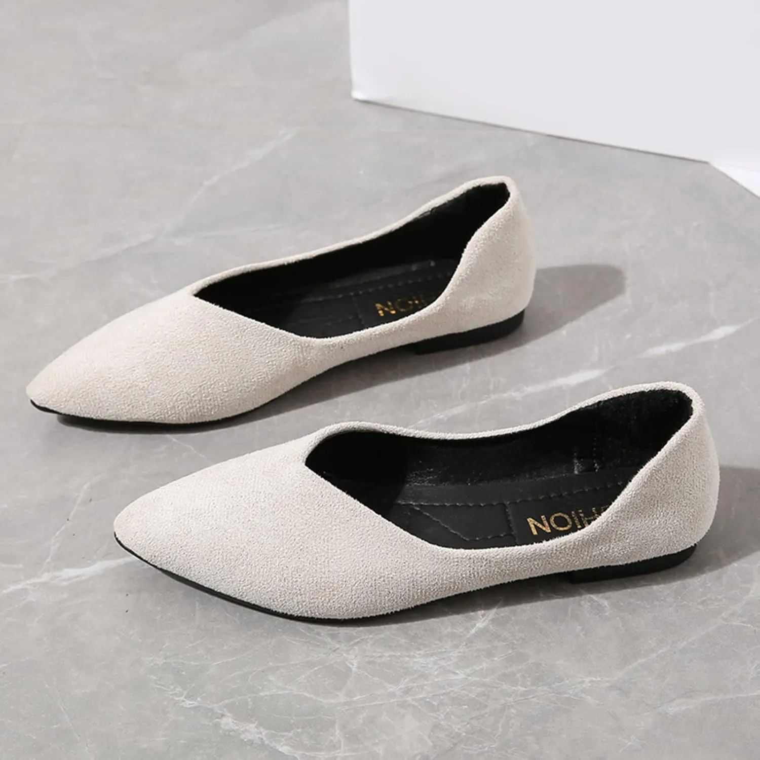 Women Shoes Flats Women's Loafers & Slip-Ons Comfortable Dressy Slip onLightweight Breathable Christmas Loafers Women Ballet Flats Shoes for Women