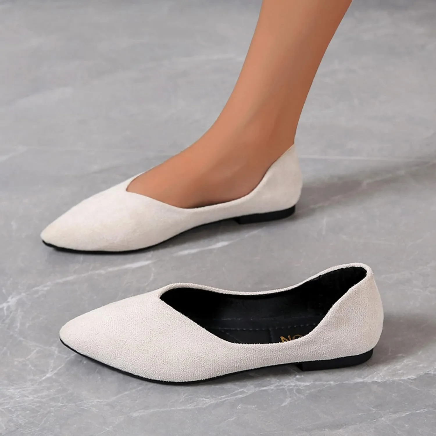 Women Shoes Flats Women's Loafers & Slip-Ons Comfortable Dressy Slip onLightweight Breathable Christmas Loafers Women Ballet Flats Shoes for Women