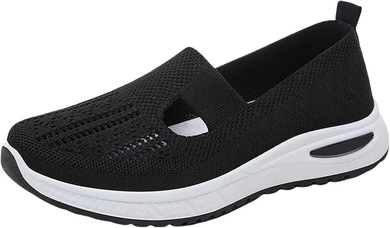Women Walking Shoes Sock Sneakers Slip-On Breath Non Slip Work Shoes Women Walking Dress Casual Shoes Brown Sneakers Brown Tennis Shoe White Loafers