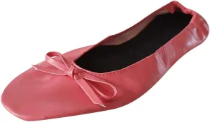 Women's Ballet Flats Round Toe Soft Foldable Dressy Flats Bow Casual Comfort Indoor Outdoor Lightweight Travel Walking Shoes