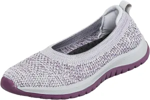 Womens Breathable Soft Sole Casual Sport Shoes Pointed Toe Flat Comfortable Lighweight Sneakers Hands Free Comfy Outdoor Walking Shoes for Ladies