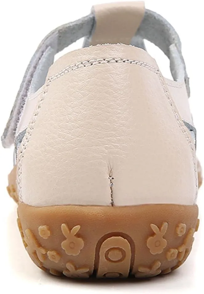 Women's Casual Slip On Shoes Comfortable Flat Walking Footwear for Spring Summer Leisure Travel Work Closed Toe