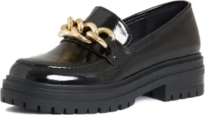 Womens Comfort Vintage Loafers Platform Chunky Mid-Heel Classic Mary Janes Round Toe Slip-ons Uniform Dress Shoes Brogues Oxfords Shoes for Women