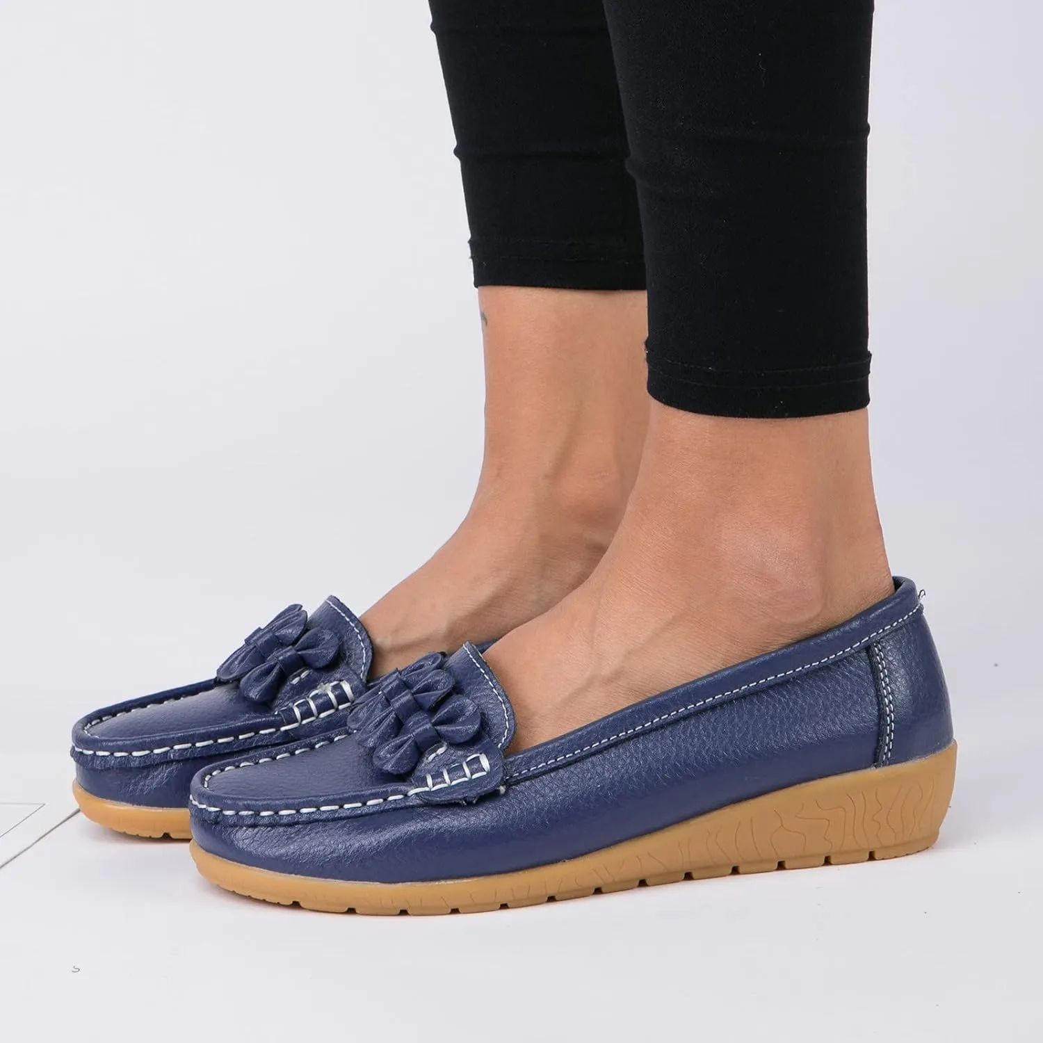 Womens Dress Shoes with Arch Support Loafers for Women Wide Wide Toe Box Trendy Casualfashion Round Toe Christmas Tennis Shoes for Women Women Tennis Shoes