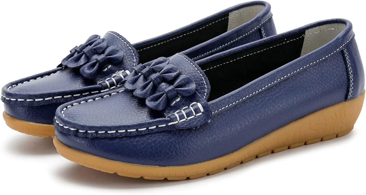 Womens Dress Shoes with Arch Support Loafers for Women Wide Wide Toe Box Trendy Casualfashion Round Toe Christmas Tennis Shoes for Women Women Tennis Shoes