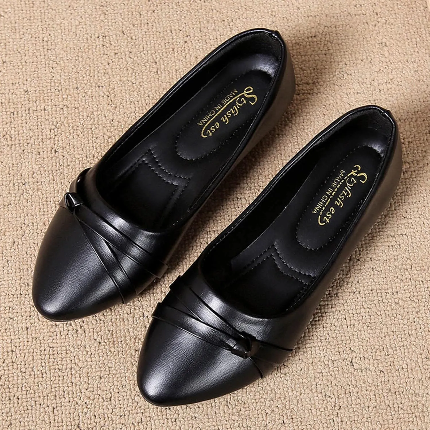 Womens Dressy Casual Walking Shoes Comfortable & Lightweight Loafers Women's Loafers Casual Slip on Flat Shoes