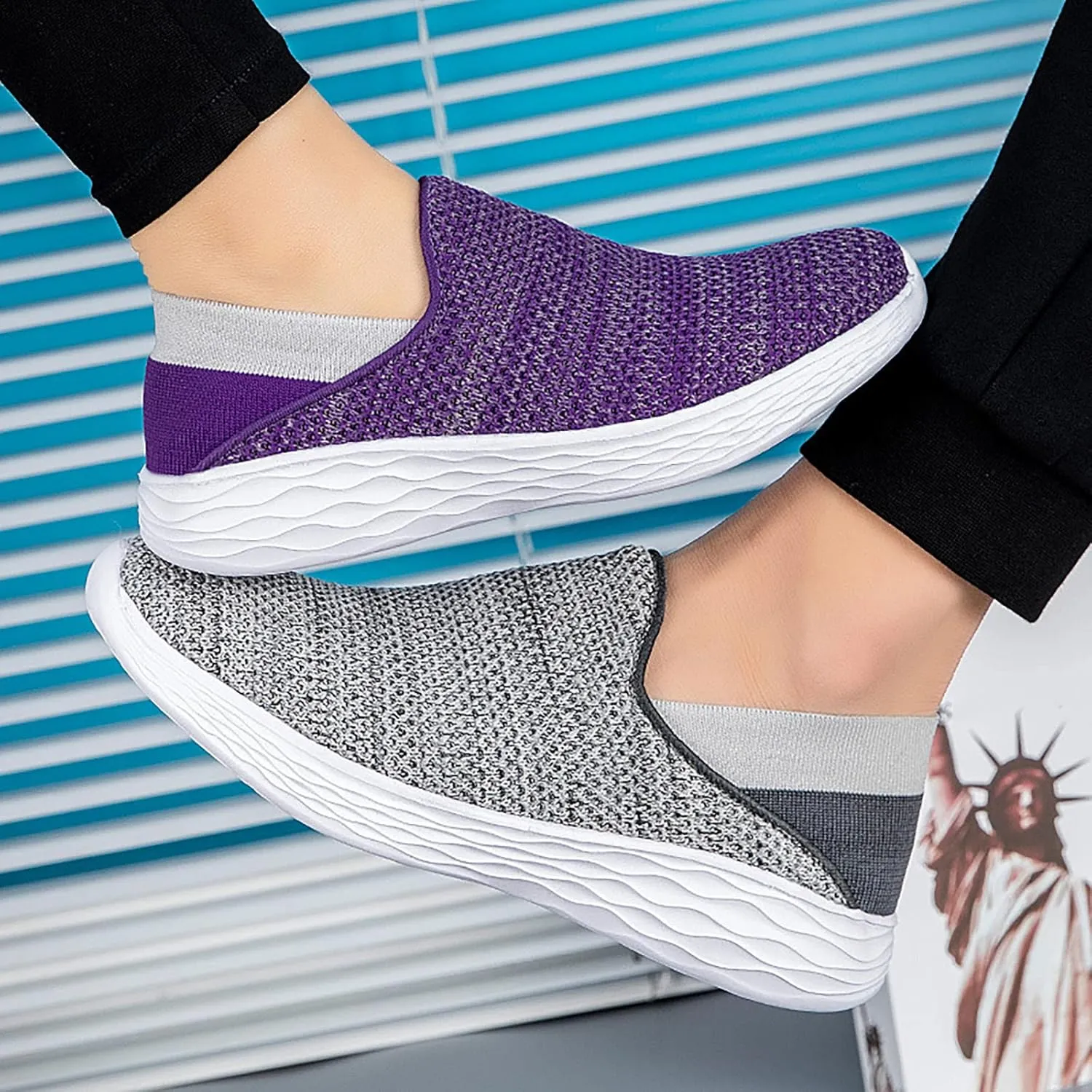 Womens Fashion Sneakers 2023 Wedge Heel Zapatillas Deportivas Ortopedicas para Mujer Slip On Gym Shoes for Women Womens Billy Footwear High Top Zipper Sneakers Pull On Sneakers Womens All Black