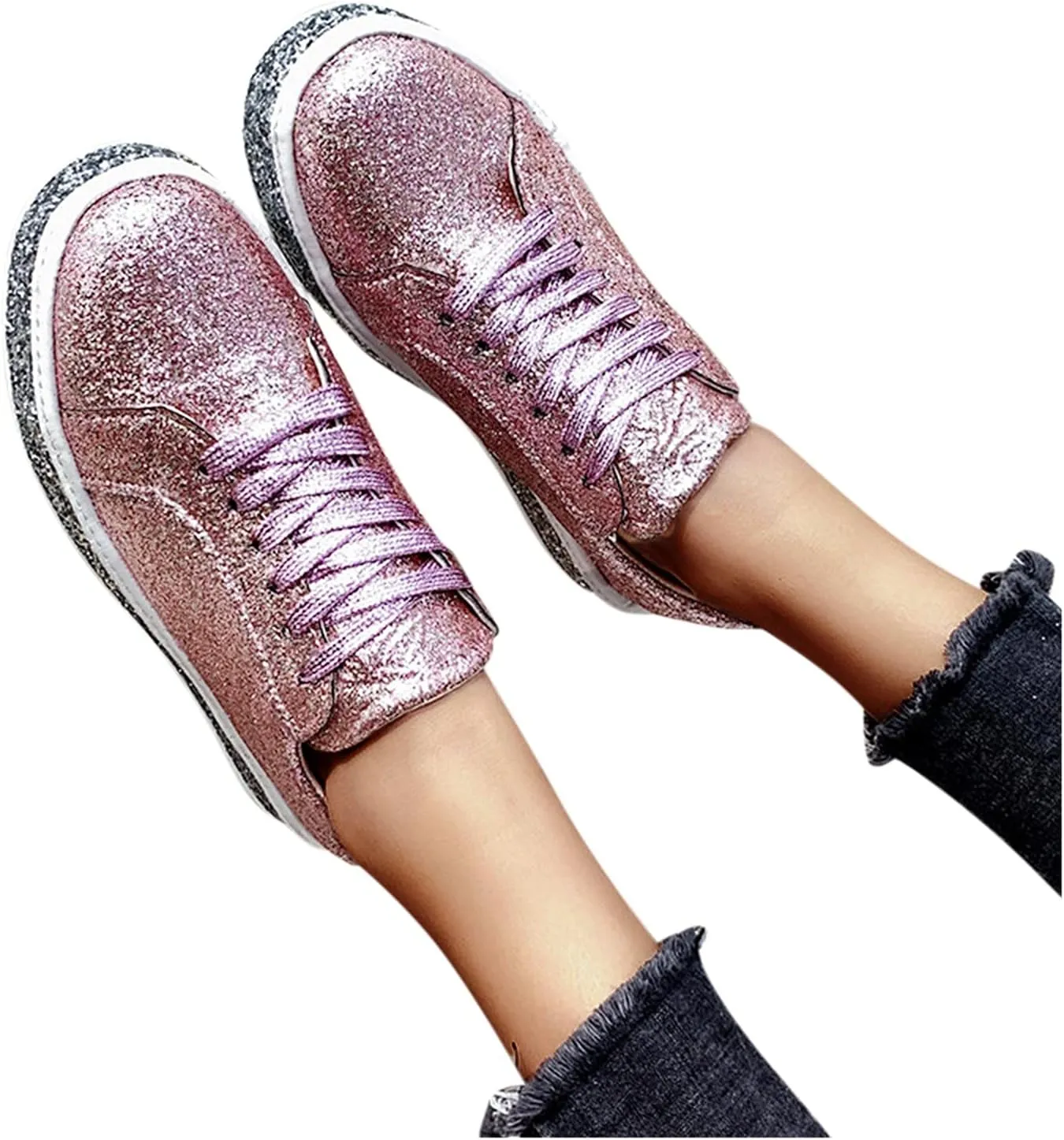 Womens Gold Platform Sneakers Size 11 Slip On Sneakers Women Wide Winter Black Shoes Women Slip On Wedges White Fashion Sneakers Women Arch Support Zapatos para Entrenar De Mujer Gym