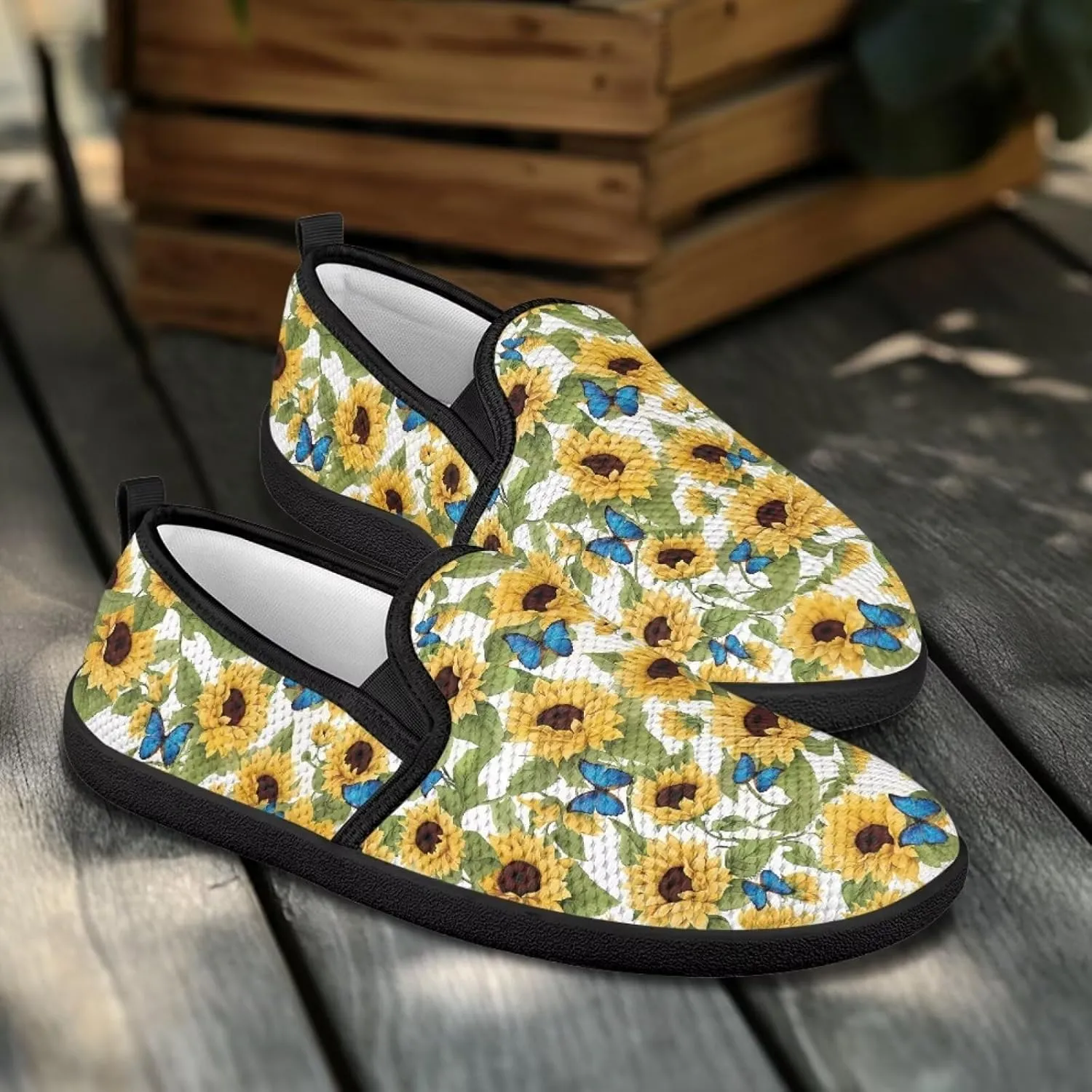Women's Loafers & Slip-Ons Sunflower Business Slip On Work Flats Comfort Mesh Walking Sneakers Travel Shoes