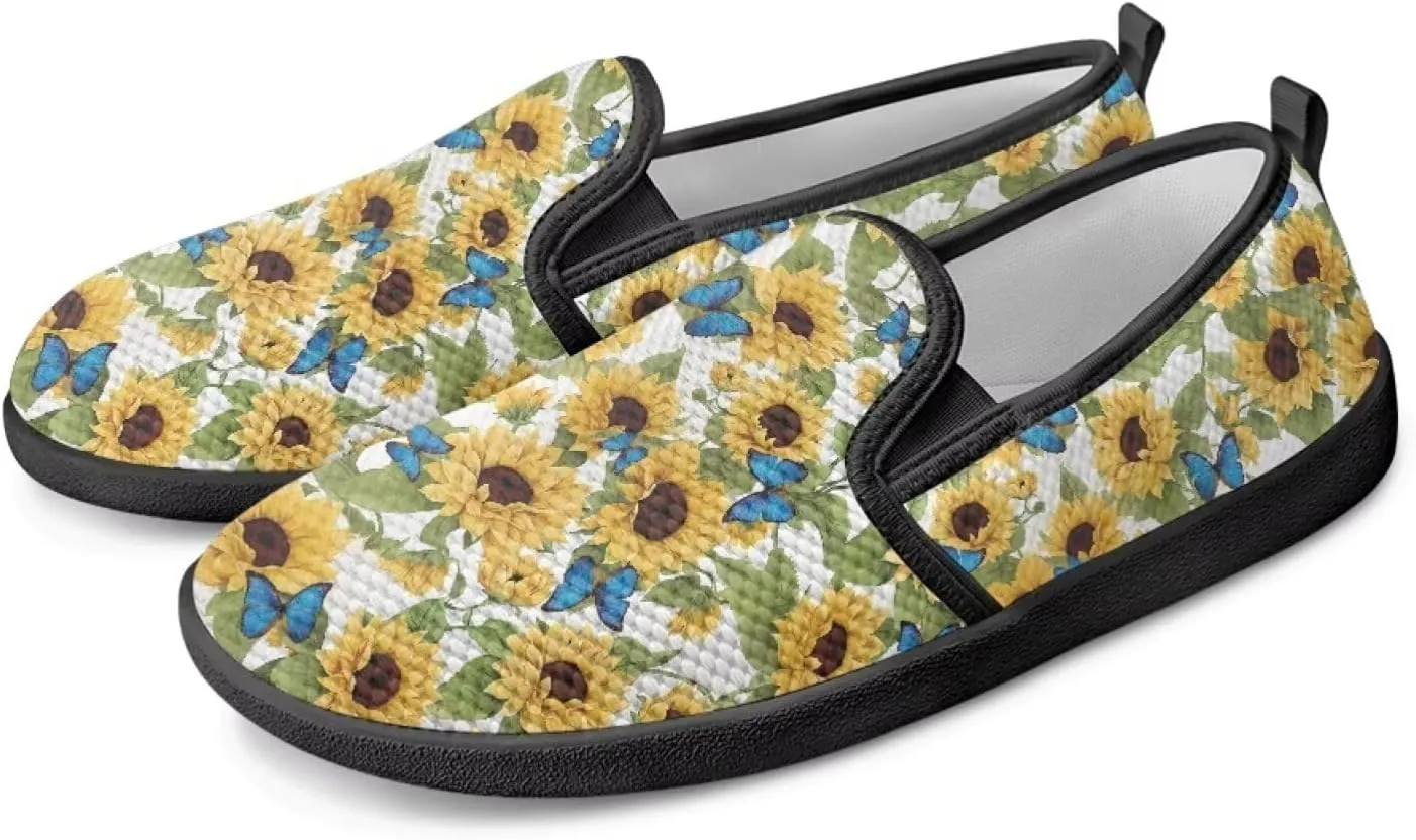 Women's Loafers & Slip-Ons Sunflower Business Slip On Work Flats Comfort Mesh Walking Sneakers Travel Shoes