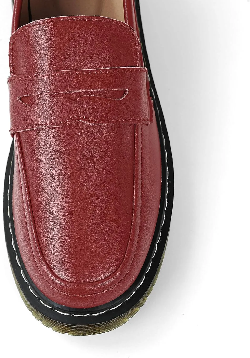 Women's Loafers Classic Penny Loafers for Women Fashion Driving Moccasins Women