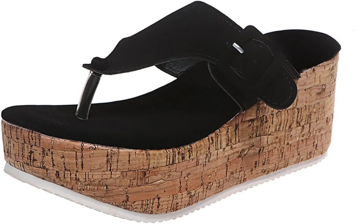 Womens Platform Flip Flops Dressy Summer Comfort Chunky Thong Wedges Sandals Wedge Heels Lightweight Wide Width Comfortable