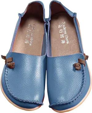 Womens Shoes Fall 2024White Leather Sneakers for Women Loafers for Women Fashion Casual Comfy Soft Womens Christmas Shoes Comfortable & Lightweight