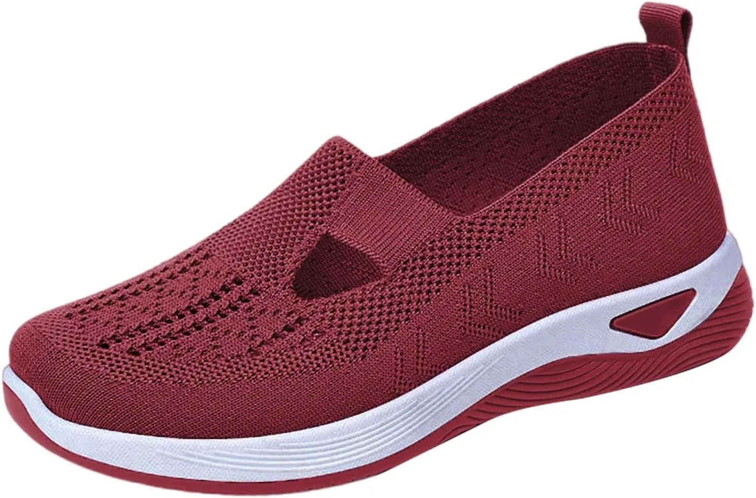 Women's Slip on Sneakers Shoes Woven Orthopedic Mens Casual Shoes Arch Support Women Casual Shoes Men's Fashion Sneakers Slip On Tennis Shoe White Loafers