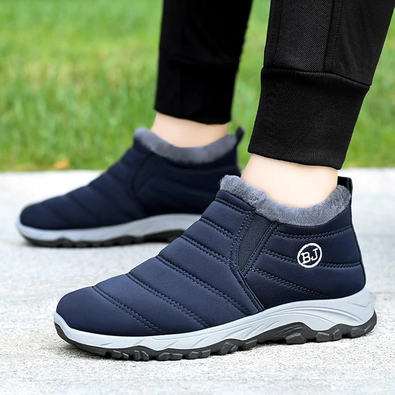 Womens Snow Boots Waterproof Plush Lined Snow Boots Womens Snow Boots Winter Warm Booties Slip On Snow Boot for Women Waterproof Brown Boots for Women Mens Snow Booties