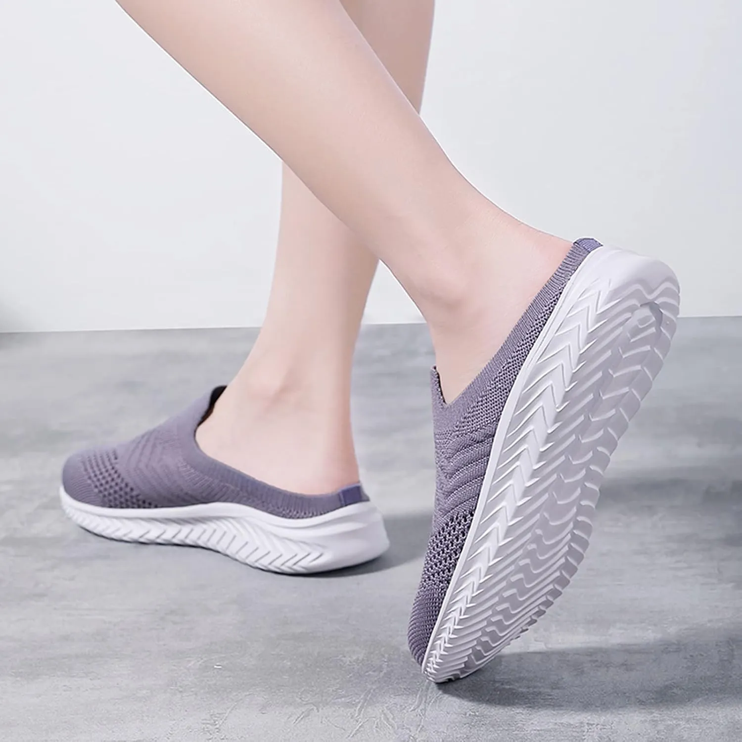 Womens Summer Breathable Mesh Slippers Mens Casual Shoes Walking Men's Casual Dress Shoes Men's Fashion Sneakers White Tennis Shoe Loafers Casual Slip On