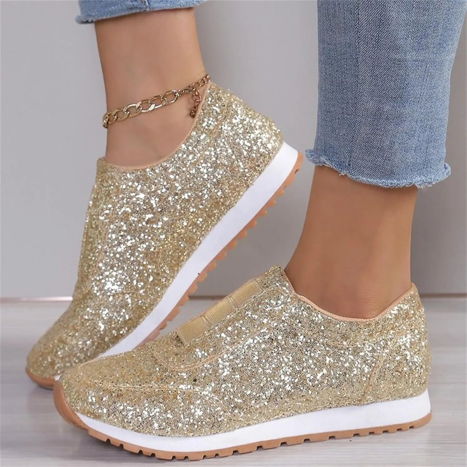 Work Shoes for Men Mens Slip On Sneakers Wide Width Womens Loafers Comfortable Dressy Women Dress Shoes Fashion Casual Comfy Soft October 11-12