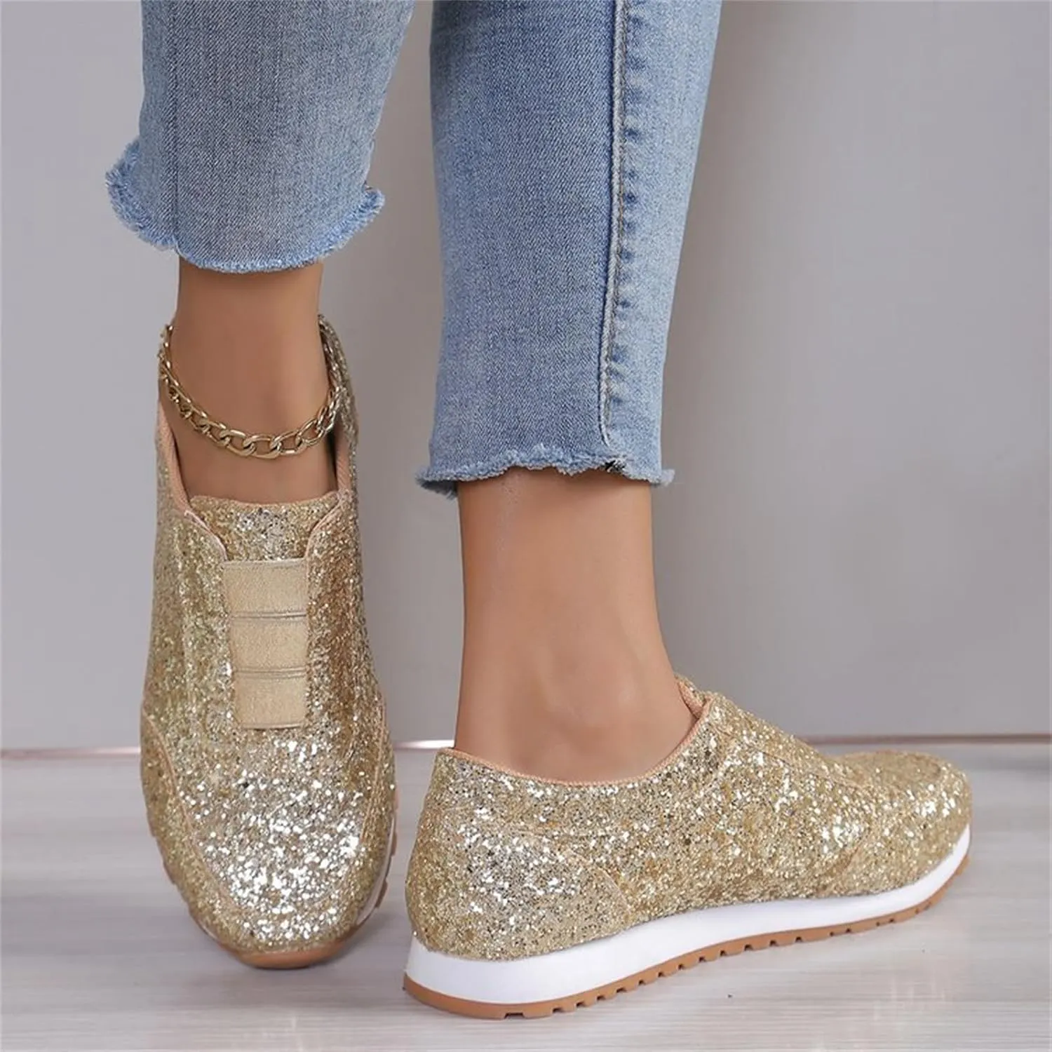 Work Shoes for Men Mens Slip On Sneakers Wide Width Womens Loafers Comfortable Dressy Women Dress Shoes Fashion Casual Comfy Soft October 11-12