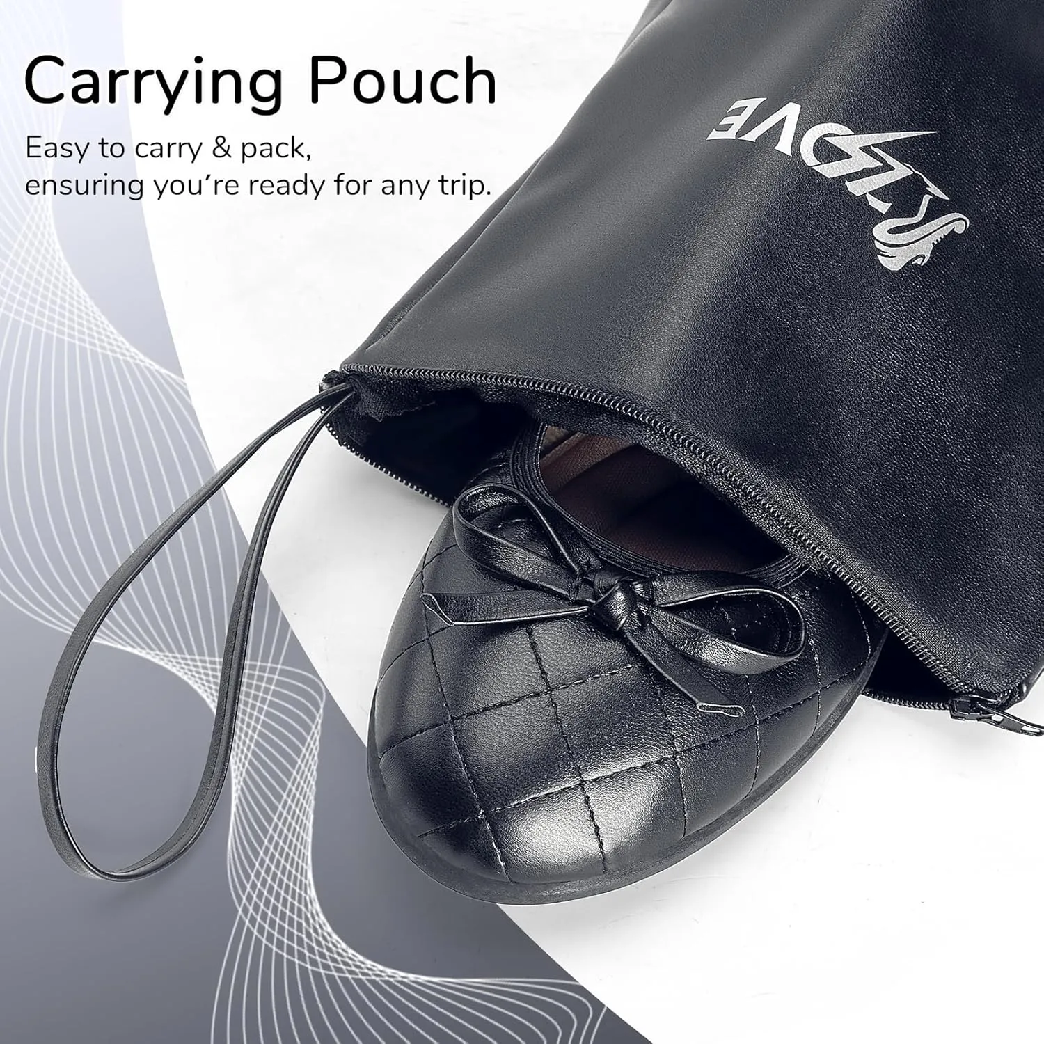 ZOVE Dress Shoes for Women Casual Comfortable Dress Flats Ballet Low Wedge Work Shoes